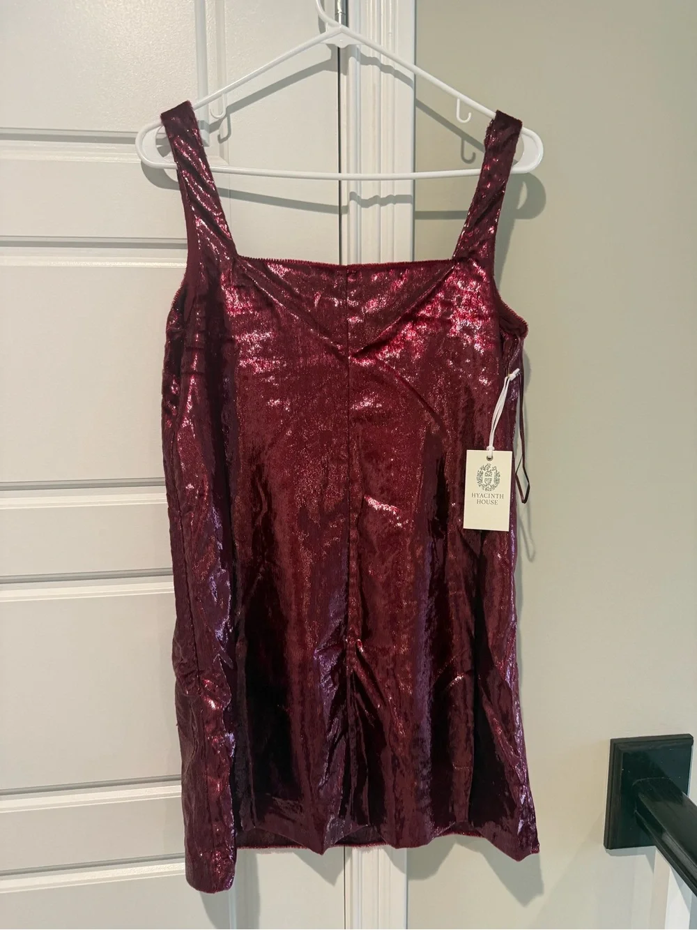 Tuckernuck Hyacinth House Burgundy Tank Dress